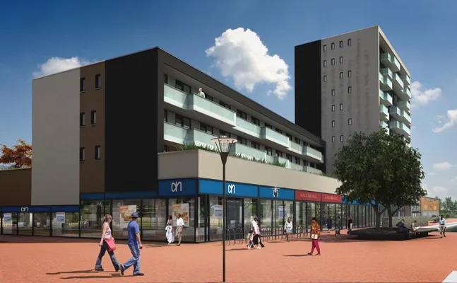 Uitbreiding winkelcentrum